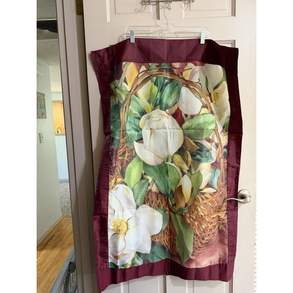 Vintage Outdoor Garden Flag With Flowers